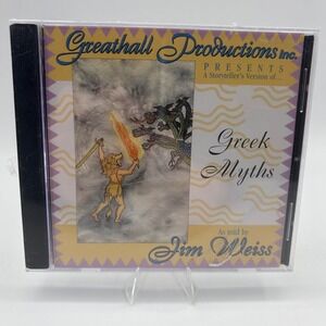 Greathall Productions Greek Myths Audio CD 1989 Jim Weiss Storyteller Jewel Case